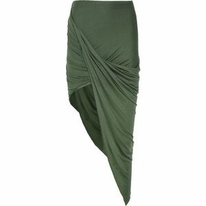 Helmut Lang draped asymmetrical skirt